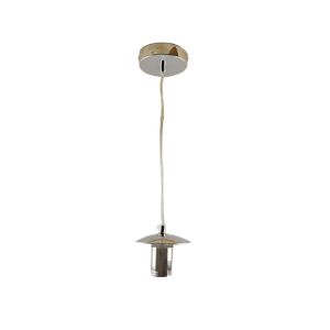 Metall Pendelleuchte ohne Schirm Chrom, Minne