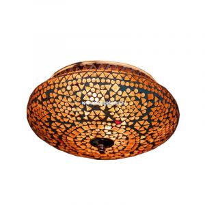 Lila Mosaik Deckenlampe Orientalisch, Mimoun