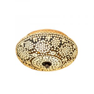 Transparente Mosaik Deckenlampe Orientalisch, Mimoun