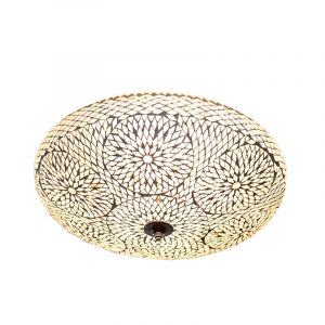 Transparente Mosaik Deckenlampe Orientalisch, Annas
