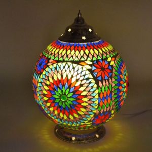Mehrfarbige Mosaik Tischleuchte Orientalisch, Dalil