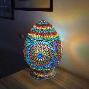 Mehrfarbige Mosaik Tischleuchte Orientalisch, Lara