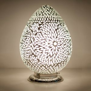 Transparente Mosaik Tischleuchte Orientalisch, Lara
