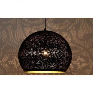 Schwarze Pendelleuchte Orientalisch, Kenza