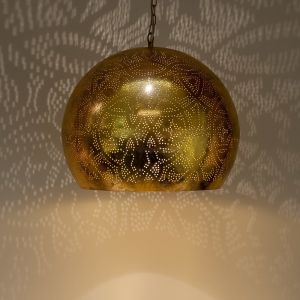 Goldene Pendelleuchte Orientalisch, Kenza