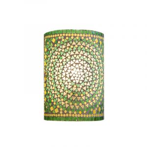 Grüne Mosaik wandleuchte Orientalisch, Mahdia