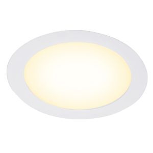 Weiße Downlight Aluminium, Umbriel, 9W, 3000K LED, IP44