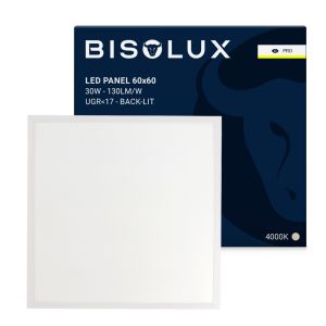 LED Panel 60x60 - 135 lm/W - UGR<17 - 4000K - Back-lit