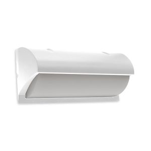 Weiße Außenleuchte Aluminium, Rajko, 12W, 3000K LED, IP54