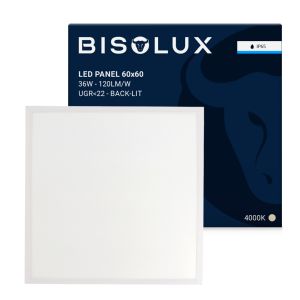 LED-Panel 60x60 - 36W - 4000K - UGR<22 - hinterleuchtet - IP65