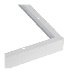 Weißer Aufputz-Klickrahmen 30x120