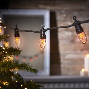 3,6 Meter Flammenbeleuchtung, 10 Lichter, für den Innen- und Außenbereich