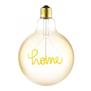 Dimmbare E27 LED-Lampe mit home-Filament, G125, 4,5w, 1800K (Kerzenlicht)
