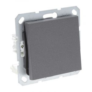 Q-Link S-Line Schalter Eingebauter Schalter, Schwarz / Anthrazit