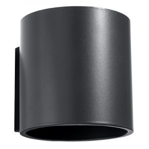 Aluminium Up down Wandleuchte Anthrazit, Amely