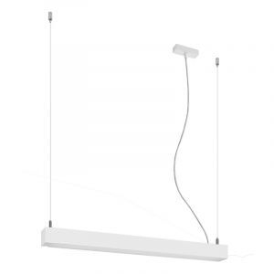 Aluminium Pendelleuchte Weiß, Mascha, 22W, 3000K LED