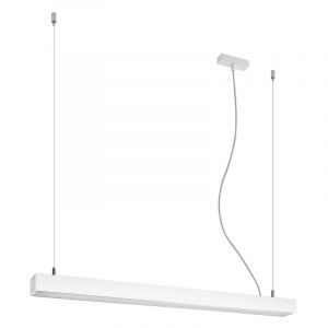 Aluminium Pendelleuchte Weiß, Mascha, 31W, 3000K LED