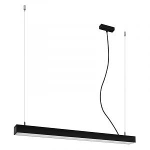 Aluminium Pendelleuchte Schwarz, Mascha, 31W, 3000K LED