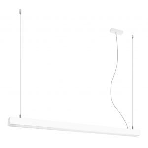 Aluminium Pendelleuchte Weiß, Mascha, 38W, 3000K LED