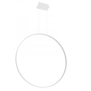 Aluminium Pendelleuchte Weiß, Ringo, 70W, 3000K LED