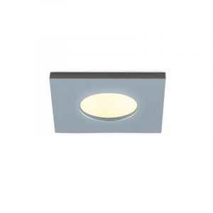 Eckiger Chrom Terassenüberdachung Beleuchtung Dico, IP65, dimbar