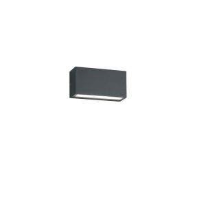 Anthrazit Außenleuchte Modern, Seby, 10W, 3000K LED, IP65