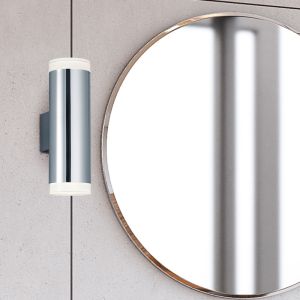Chrom Wandleuchte Modern, Spjald, 4W, 3000K LED, IP44