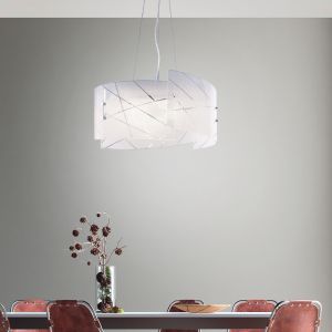 Weiße Pendelleuchte Modern, Fortes