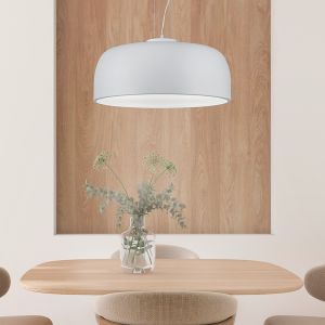 Weiße Pendelleuchte Modern, Alnon