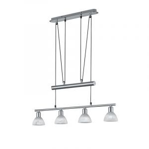 Nickel Pendelleuchte Modern, Gustav