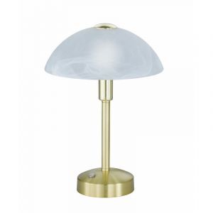 Messing Bankerlampe Antik, Notaris, 4W, 3000K LED, mit Schalter