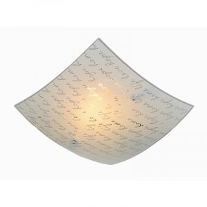 Weiße Deckenlampe Antik, Anna