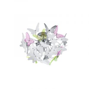 Chrom Kinder Deckenleuchte Design, Gedser
