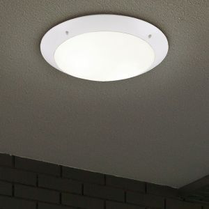 Weiße Deckenlampe Modern, Gandrup, IP54