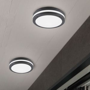 Anthrazit Deckenlampe Modern, Garly, 12W, 3000K LED, IP54