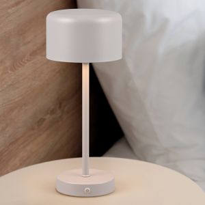 Graue Tischleuchte Modern, Dustin, 1,5W, 3000K LED, mit Touch-Dimmer