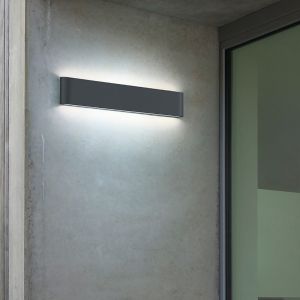 Anthrazit Außenleuchte Modern, Bridlington, 8W, 3000K LED, IP54