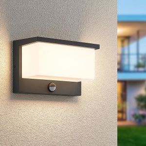 Anthrazit Außenleuchte Modern, Slimane, 13W, 3000K LED, IP54
