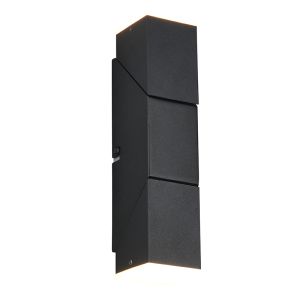Schwarze Up down Wandleuchte Modern, Lok, 3W, 3000K LED