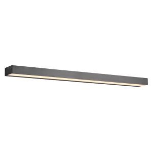 Schwarze Wandleuchte Badezimmer Modern, Basma, 13W, 3000K LED, IP44