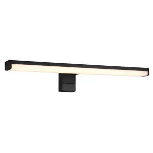 Schwarze Wandleuchte Badezimmer Modern, Celal, 7,5W, 3000K LED, IP44