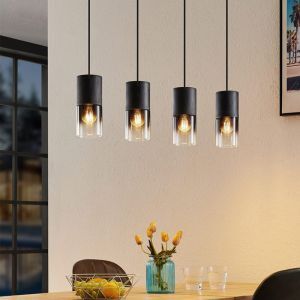 Graue Pendelleuchte Modern, Amadi