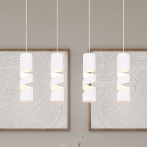 Weiße Pendelleuchte Design, Marouan