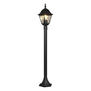 Schwarze Mastleuchte Antik, Lavina, IP44