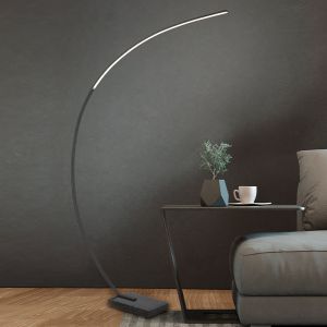 Schwarze Bogenlampe Modern, Yoel, 18W, 3000K LED, mit Schalter