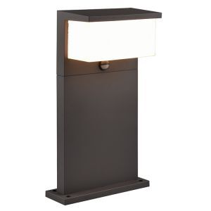 Anthrazit Wegeleuchte mit Bewegungsmelder Modern, Slimane, 13W, 3000K LED, IP54