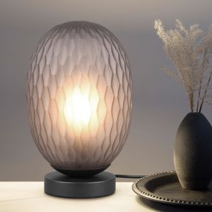 Graue Tischleuchte Design, Danyal