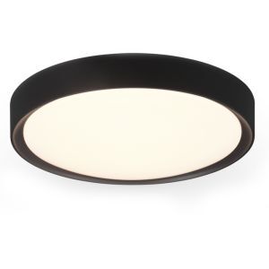 Weiße Badezimmer Deckenleuchte Kunststoff, Evelina, 18W, 3000K LED, IP44