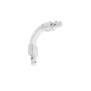 Flexibler Stecker für 2-Phasen-Schienenbeleuchtung, weiß
