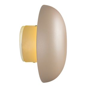 Braune aufladbare Wandleuchte Metall, Khaoula, 1,5W, 3000K LED, 3-stufig dimmbar